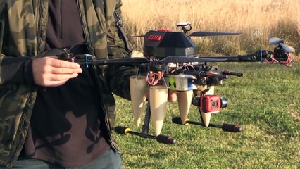 Üniversite öğrencisi, fidan dikimi için kullanılması amacıyla drone tasarladı - NİĞDE