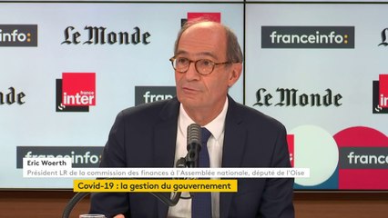 Eric Woerth sur les prières de croyants catholiques en extérieur : "Je les comprends, mais comme catholique je n'irai pas. Il y a un état de droit, il est indiscutable que les rassemblements propagent le virus."