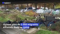 Saint-Denis: un campement de migrants vit dans l'attente d'une évacuation
