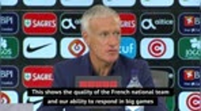 Deschamps revels in win over well-respected Portugal