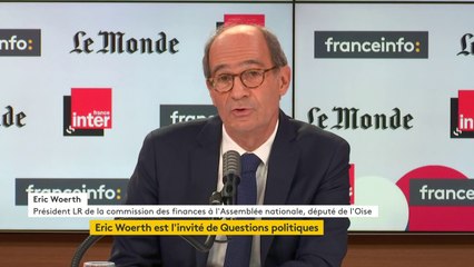 Eric Woerth : "Il faut mettre en avant l'idée que la France doit produire, créer, inventer. Les chaînes de production, le temps de travail, sont des sujets importants. L'autre sujet, c'est celui de la réduction des inégalités."