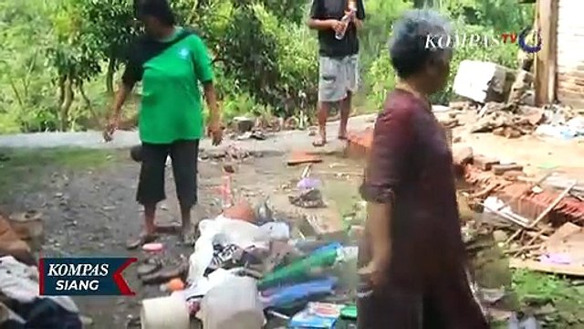 Hujan Deras Semalaman, Tebing Sungai Luk Ulo Kebumen Kembali Longsor