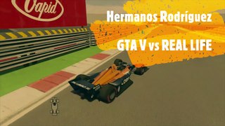 Circuit of Hermanos Rodríguez - GTA V vs Real Life