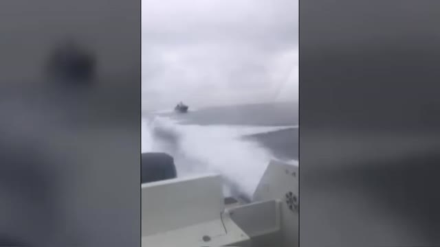 Persecución de película a toda velocidad de una patrullera de Vigilancia Aduanera a unos narcos