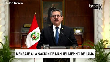 ÍNTEGRO | Mensaje a la nación del presidente de Perú, Manuel Merino