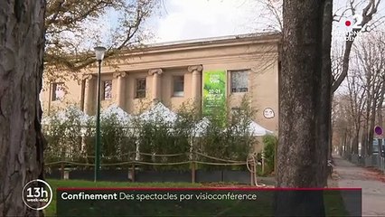 Confinement : des spectacles diffusés en visioconférence