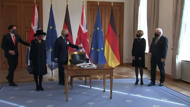 Prince Charles and Camilla Attend Mourning Day in Berlin