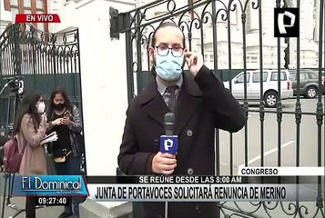 Congreso: Junta de Portavoces inició para buscar salida a crisis política