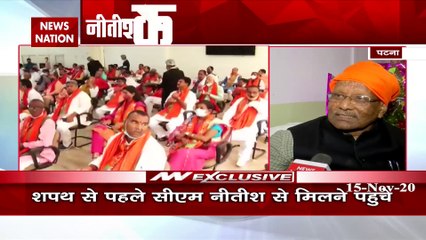 Elected leader of  Legislature Party Tarkishore Prasad on News Nation