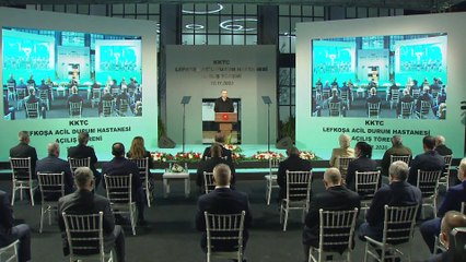 Cumhurbaşkanı Erdoğan: 'KKTC ile dayanışmanın en önemli nişanesi bu acil durum hastanesidir' - LEFKOŞA