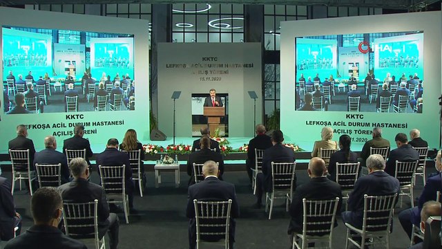 - Sağlık Bakanı Fahrettin Koca, Lefkoşa'daki Acil Durum Hastanesinin açılış törenine katıldı