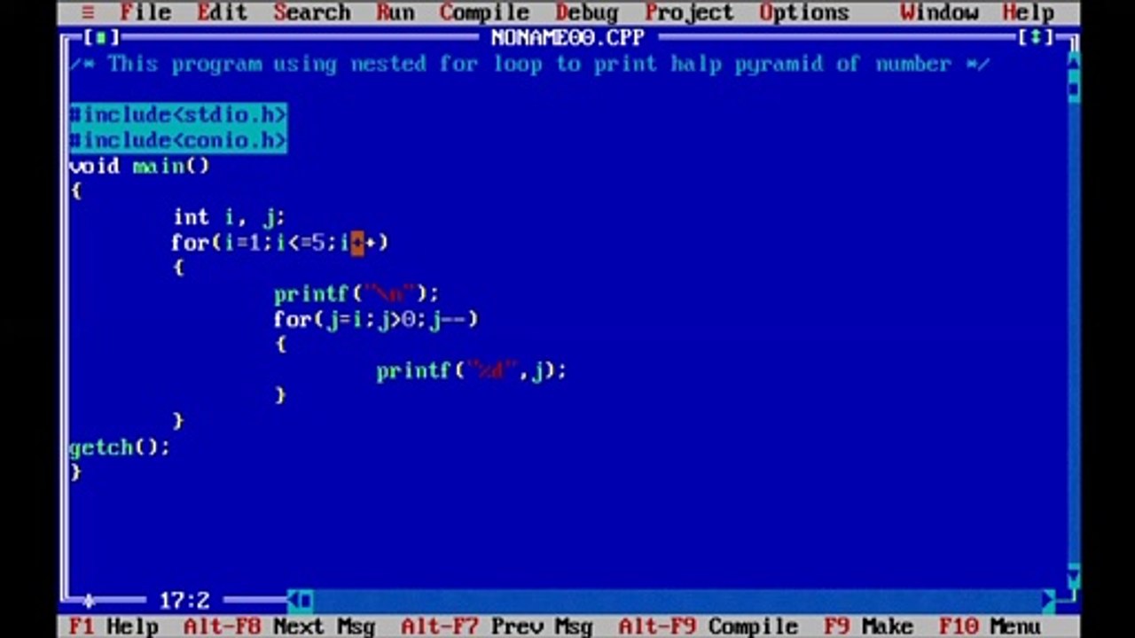 C Programming and Coding for Beginners Part 10 | Star Pattern In C | Number Pyramid  in c | Nested for loop coding |PremnArya | PN Arya | Prem Sir