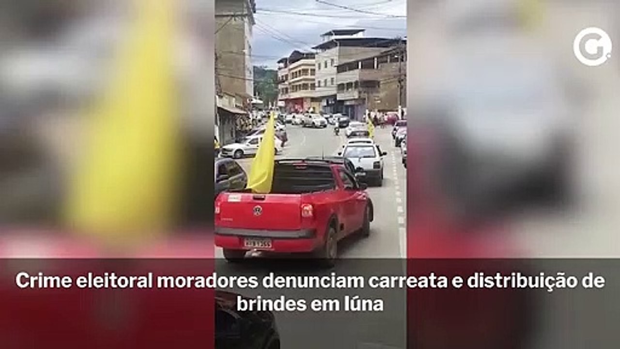 Crime eleitoral: moradores denunciam carreata e distribuição de brindes em Iúna
