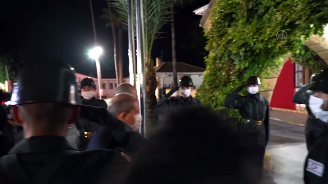 Cumhurbaşkanı Erdoğan, KKTC Cumhurbaşkanı Tatar ile baş başa görüştü - LEFKOŞA