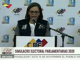 CNE extiende jornada de simulacro electoral hasta la 5 de la tarde