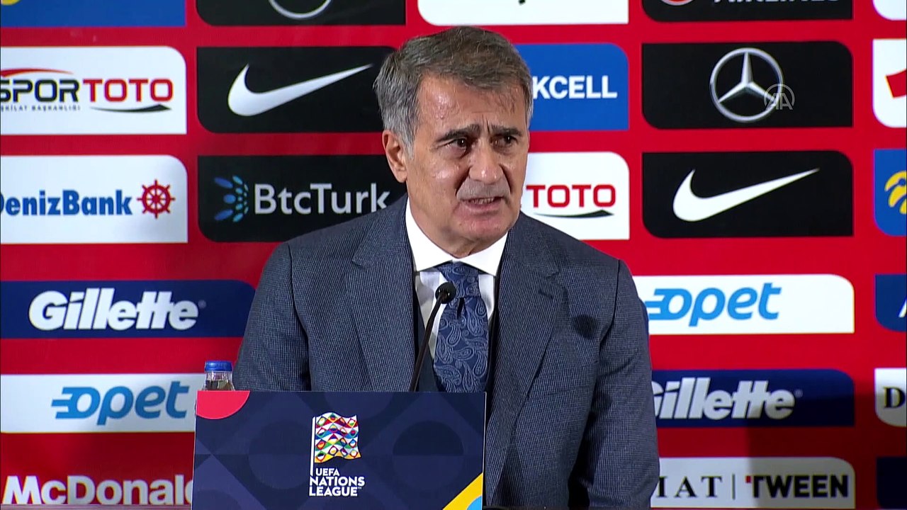 Milli maçın ardından - A Milli Futbol Takımı Teknik Direktörü Güneş - İSTANBUL