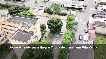 Drone é usado para flagrar “boca urna”, em Vila Velha