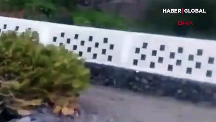 Kanarya adalarından feci görüntü! Çökme anı böyle görüntülendi