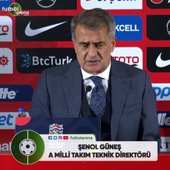 Şenol Güneş: "Kazanmak için sahaya çıktık ve kazancık"