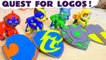 Paw Patrol Mighty Pups Play Doh Logo Quest with a Dinosaur and the Funny Funlings in these Family Friendly Full Episode English Videos for Kids from a Kid Friendly Family Channel