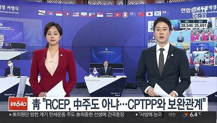 靑 "RCEP, 중국 주도 아냐…CPTPP와 보완관계"