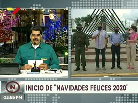 Desde la plaza Indio Mara se dio inicio a las Navidades Felices Zulia 2020