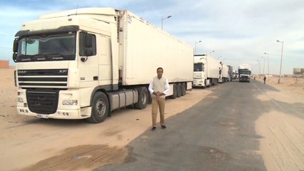 استئناف حركة النقل التجاري في معبر الكركرات بين المغرب وموريتانيا