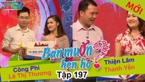 Bạn muốn hẹn hò tập 197 | Hotgirl miền núi thách thức hít đất 10 cái làm bạn nam chóng mặt sắp xỉu