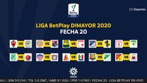 Fecha 20 EN VIVO : Liga BetPlay Dimayor 2020 - Deportes RCN EN VIVO