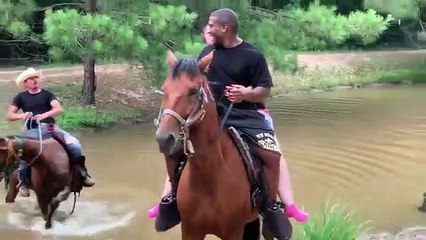 This horse had enough of people riding his back
