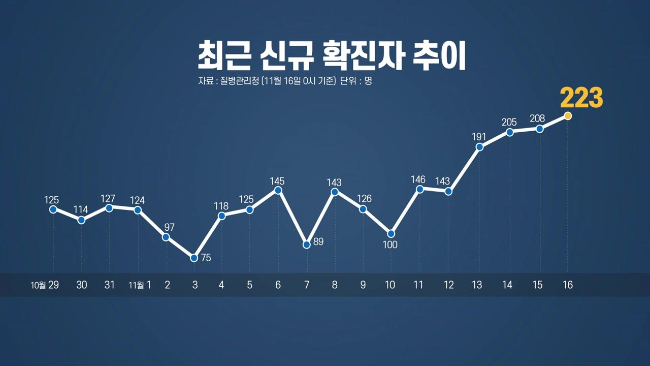 [뉴스라이브] 사흘째 신규 확진 200명대..."긴장 늦추면 혹독한 겨울" 경고 / YTN