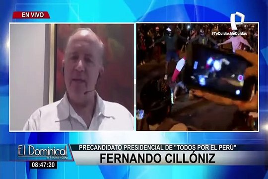 Fernando Cillóniz aplaude el papel de los jóvenes en las actuales protestas en el Perú