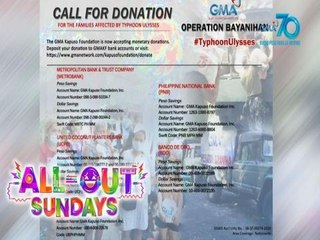 All-Out Sundays: Operation Bayanihan para sa mga nasalanta ng bagyo
