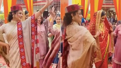 Kangana Ranaut का Brother Wedding में भाभी संग कांगड़ी गाने पर जबरदस्त Dance | Boldsky