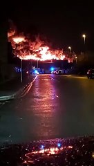 Fire on Upper Castle Street, Bradford
