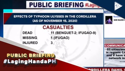 Tải video: #LagingHanda | Bilang ng nasawi sa Cordillera dahil sa bagyong #UlyssesPH, umabot na sa 11