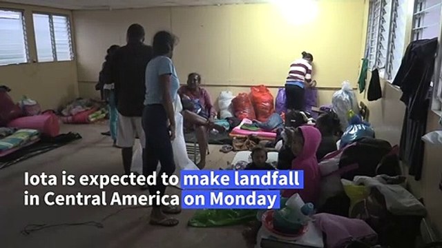 Nicaraguans brace for Hurricane Iota