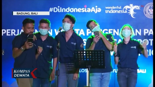 KEMENPAREKRAF Gandeng Motorbaik Sosialisasikan PROKES Di Tempat Wisata