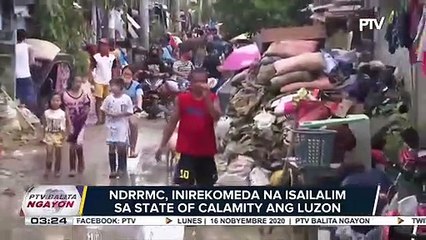 NDRRMC, inirekomenda na isailalim sa state of calamity ang Luzon