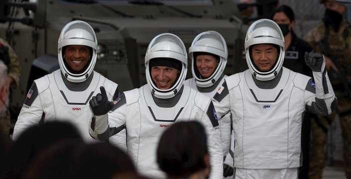 La histórica misión de SpaceX y la NASA despega rumbo a la Estación Espacial Internacional