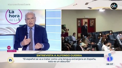 Alfonso Guerra: "Hay muchos españoles y socialistas con un nudo en la garganta: ¡CON BILDU NO!"