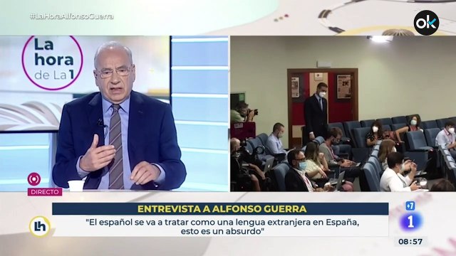 Alfonso Guerra: Hay muchos españoles y socialistas con un nudo en la garganta: ¡CON BILDU NO!