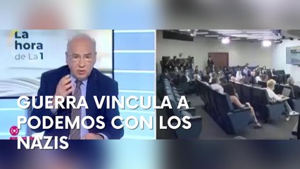 GUERRA acusa a PODEMOS de inspirarse en ideólogos NAZIS