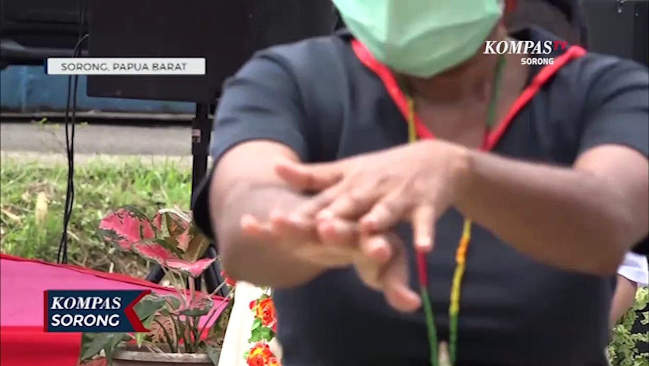 Cegah Corona Pelajar Senam Cuci Tangan
