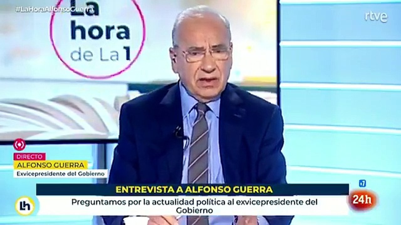 Guerra, tras el apoyo de Bildu: "Hubiera preferido que Rajoy dimitiera y gobernara el PP"