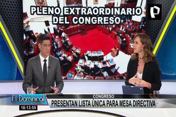 Presentan lista única para Mesa Directiva, pero podrían aparecer dos más según Francisco Sagasti