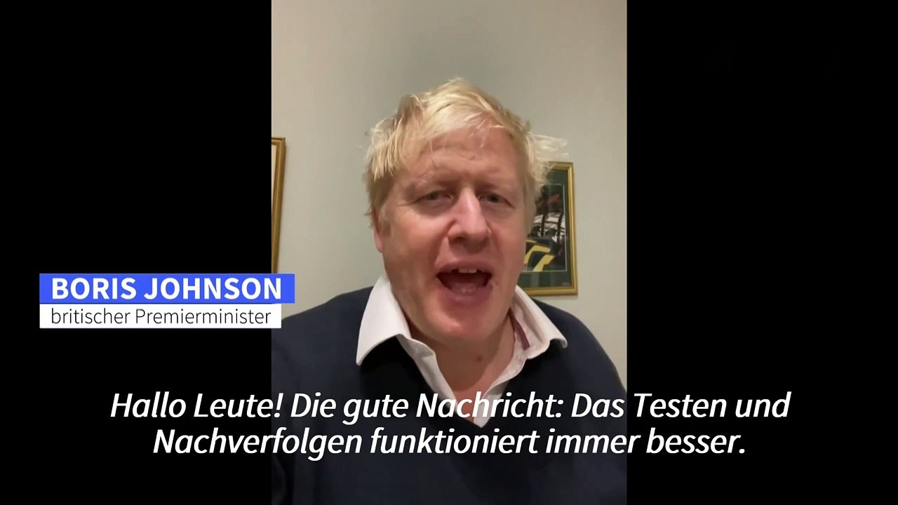 Boris Johnson in Selbstisolation: 'Ich strotze vor Antikörpern'