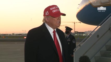 Trump dice que ha ganado las elecciones y acusa a los medios de "ascender" a Biden
