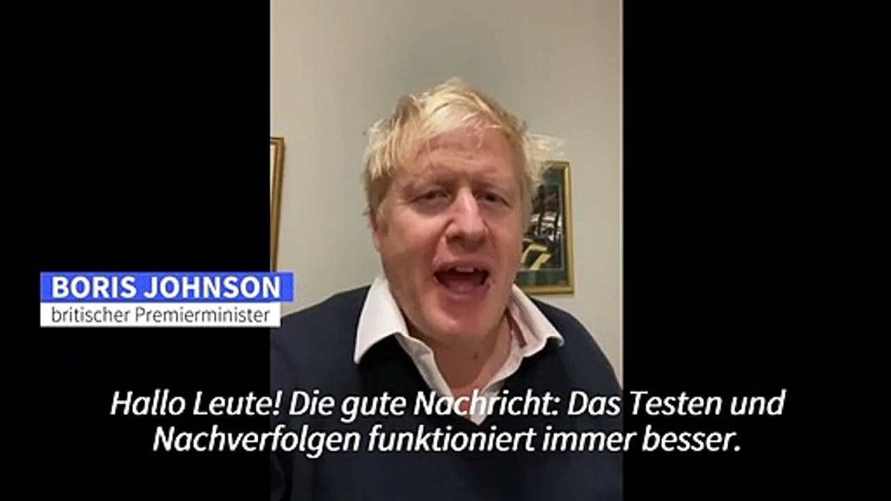 Boris Johnson in Selbstisolation: 'Ich strotze vor Antikörpern'