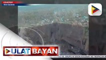 #UlatBayan | Kalsada sa Malilipot, Albay, bumigay matapos magkaroon ng pagguho ng lupa